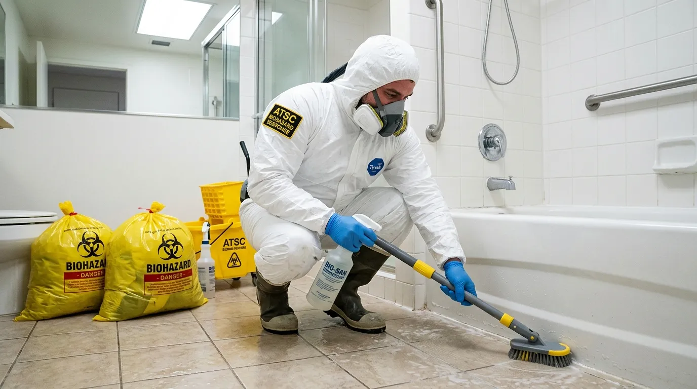 Decontamination equipment deployed for Blood Cleanup in Auburndale